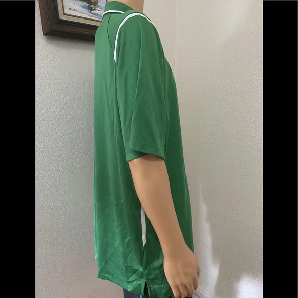 Nike Men's Golf Dri-Fit Pirates Athletic Green Polo Shirt Size XL Short Sleeve - Picture 5 of 11